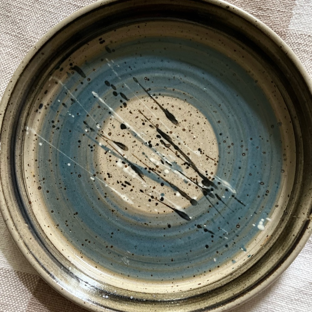 Gorgeous Hand Painted Pottery Plate